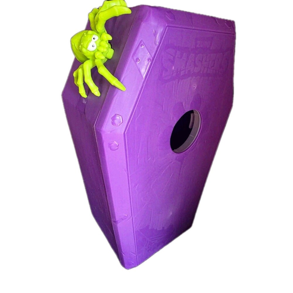 Zuru Smashers Horror House Coffin Storage Box Spider EMPTY Halloween Decoration
